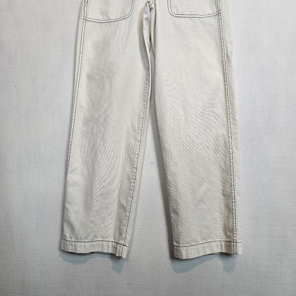 Madewell 23 Perfect Vintage Wide-Leg Jean Utility Pant In Garment-Dyed Canvas 23 - Picture 10 of 16